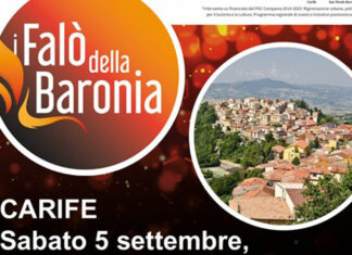 “I Falò della Baronia” si concludono a Carife