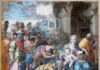 Affresco dei Tre Magi di ignoto pittore manierista (1570 - 1575) Chiesa di San Giovanni a Carbonara