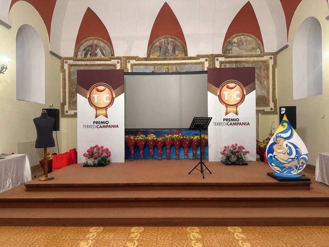 La sala allestita per la premiazione