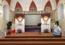 La sala allestita per la premiazione