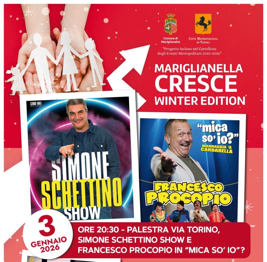 Locandina Mariglianella cresce 3 e 4 gennaio - Copia
